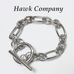 ホークカンパニー HAWK COMPANY シルバーチェーン ブレスレット メンズ レディース 6182【2024年春夏新作】