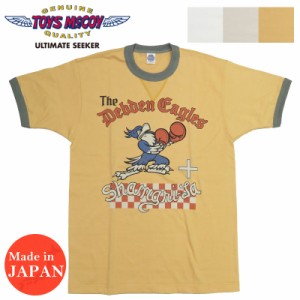 トイズマッコイTOYSMcCOY 半袖 Tシャツ MILITARY ミリタリー The Debden Eagles デブデンイーグルス " Shangri-La " TMC2426【2024年春夏