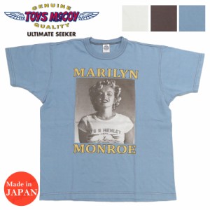 トイズマッコイTOYSMcCOY 半袖 Tシャツ MARILYN MONROE マリリンモンロー ” USS HENLEY ” TMC2445