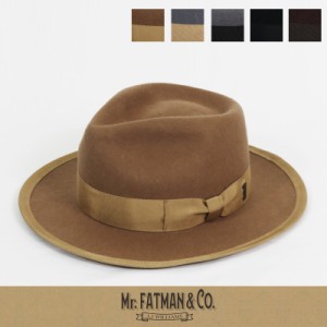 J.J. WILLIAMS FEDORA By Mr.FATMAN ミスターファットマン ウールフェルトハット Two Dollar トゥーダラー 5225001 