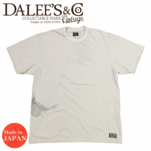 DALLES & CO ダリーズ＆コー 半袖 プリント Ｔシャツ 7oz吊天竺 ユニオンスペシャル "1910s-JP-Dragon" ORT2024 2L0159 デラックスウェア