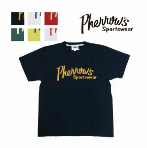 フェローズ Pherrow's半袖Tシャツ プリント Pherrow's ロゴ PT1