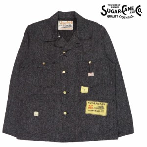 SUGAR CANE シュガーケーン 9oz ブラック コバート ジャケット ワークコート カバーオール SC14373 