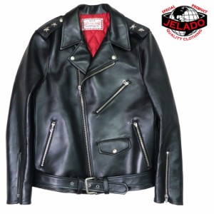 JELADO ジェラード ホースハイド ライダースジャケット Rebel Jacket エポレットあり コンビ鞣し 馬革 革ジャン レザー SG83420 