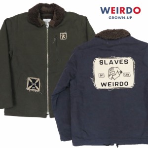 WEIRDO ウィアード カスタム デッキジャケット SLAVES GLAD HAND グラッドハンド WRD-23-AW-01 