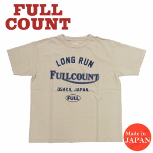 フルカウント FULLCOUNT Tシャツ 半袖 プリント " LONG RUN FULLCOUNT " 5500PT-1