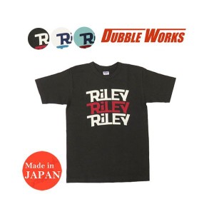 ダブルワークス DUBBLE WORKS ヘビーウェイト プリント 半袖 Ｔシャツ RILEY バインダーネック WW37001-05