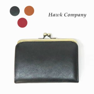 HAWK COMPANY ホークカンパニー レザー ウォレット がま口 3444