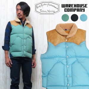 wh2116 ウェアハウス WAREHOUSE ROCKY MOUNTAIN FEATHERBED ロッキーマウンテン・フェザーベッド クリスティーダウンベスト