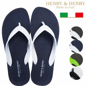 HENRY & HENRY ヘンリー＆ヘンリー MADE IN ITALY ラバービーチサンダル フリッパー BICOLOR hh42029