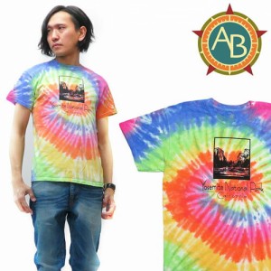 AMERICAN BACK COUNTRY アメリカンバックカントリー タイダイ染め 半袖 Tシャツ MOUNT TYEDYE