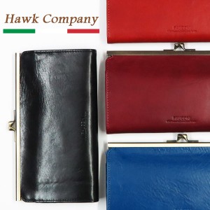 ホークカンパニー HAWK COMPANY ウォレット 財布 レザー ロング スクエア ガマ口 hawk3425