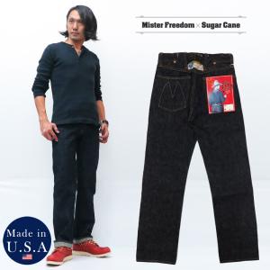 SUGAR CANE シュガーケーン ミスターフリーダム 16.25oz 砂糖黍 ジーンズ スリム BACKAROO JEANS SPORTS MAN MADE IN U.S.A Mister Freed