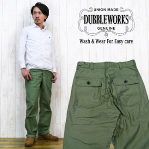 ダブルワークス DUBBLE WORKS ミリタリーパンツ サテンコットン ワークパンツ ww24002