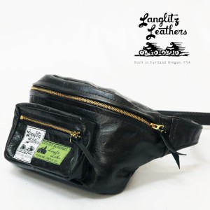 ラングリッツレザーズ Langlitz Leathers ホースハイド アウトサイド ポケット ウエスト バッグ Horse Hide Outside Pocket Waist Bag レ