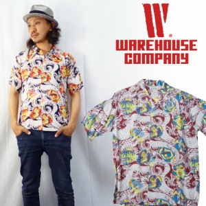 ウェアハウス WAREHOUSE レーヨンハワイアンシャツ（アロハシャツ） HAWAIIAN DRAGON