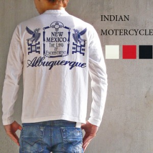 インディアンモーターサイクル Indian Motorcycle 長袖プリントTシャツ Albuquerque