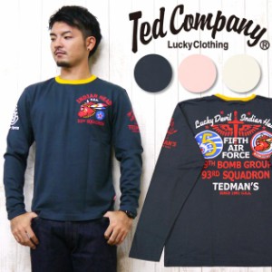 テッドマン テッドマンズ TEDMAN'S 長袖 Tシャツ 抜染プリント INDIAN HEAD TDLS-286