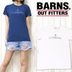 nrab BARNS Tシャツ 半袖 プリント CLIMBING Made in USA　USA製 コットン レディース nb-3415