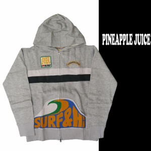 Pineapple Juice パイナップルジュース トロピカルジップアップスウェット（トレーナー）パーカー 1183040