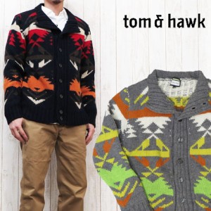 トム＆ホーク TOM&HAWK カーディガン セーター ネイティブ Butch Cassidy th39135