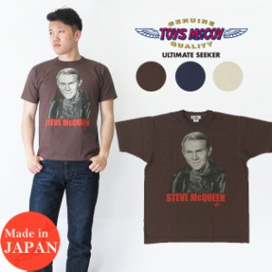 トイズマッコイ TOYS McCOY 半袖 Tシャツ プリント S.McQUEEN TEE CAPTAIN ミリタリー  tmc1804