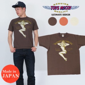 トイズマッコイ TOYS McCOY 半袖 Tシャツ プリント NOSE ART 「SLPY TM GAL」 ミリタリー  tmc1822