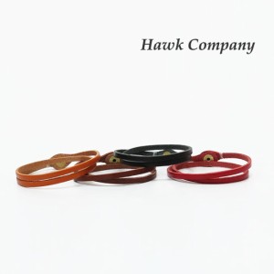 ホークカンパニー HAWK COMPANY レザー ブレスレット 革 メンズ レディース 6164 