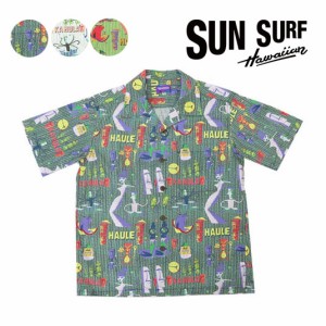 サンサーフ SUN SURF 半袖 コットン アロハシャツ ハワイアンシャツ  HULA FESTA  SHAG SS38189 