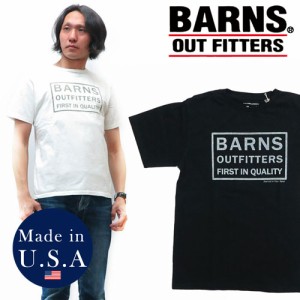 バーンズ BARNS Tシャツ クルーネック 半袖 USA-T 胸ポケット メンズ BR-7846 無地Tee 