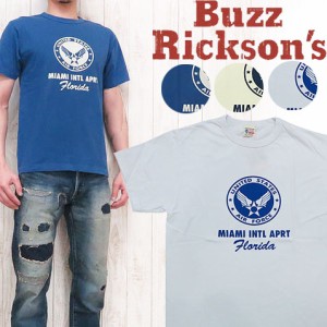バズリクソンズ Buzz Rickson's 半袖 プリント Tシャツ U.S.AIR FORCE MAD IN U.S.A. br77541