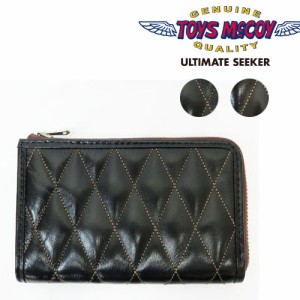 トイズマッコイ TOYS McCOY ホースハイド レザーキルティング ショートウォレット ラウンドジッパー LEATHER QUILTED SHORT WALLET TMA18