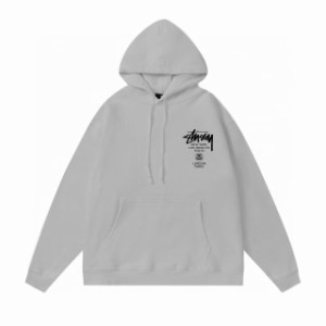 STUSSY ステューシー スウェット パーカー プルオーバー　長袖 トップス 男女兼用 カジュアル プリント  アウター 長袖 パーカー 父の日