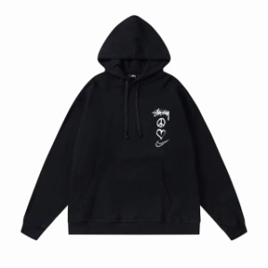 ステューシー スウェット パーカー プルオーバー STUSSY 裏起毛　冬長袖 トップス 男女兼用 カジュアル プリント  アウター 長袖 パーカ