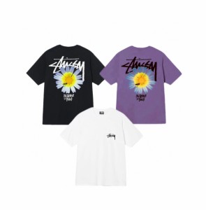 ステューシー STUSSY 夏服 半袖tシャツ  カジュアル ロゴプリント 男女兼用 父の日