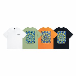 ステューシー STUSSY 夏服 半袖tシャツ  カジュアル ロゴプリント 男女兼用