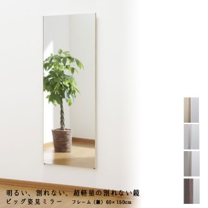 REFEXミラー RM-5 ビッグ姿見ミラー フレーム 細 60×150cm Jフロント建装リフェクスミラー 全身鏡