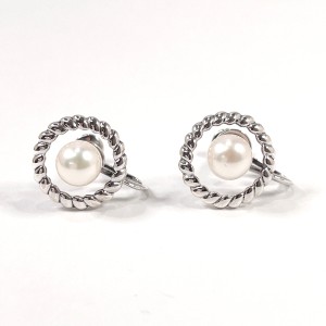 MIKIMOTO ミキモト イヤリング シルバー/パール シルバー レディース 中古