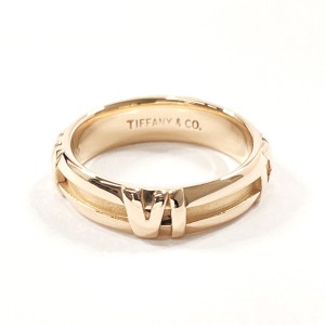 TIFFANY&Co. ティファニー リング・指輪 アトラス ニューメリック K18イエローゴールド 7号 ゴールド レディース 中古