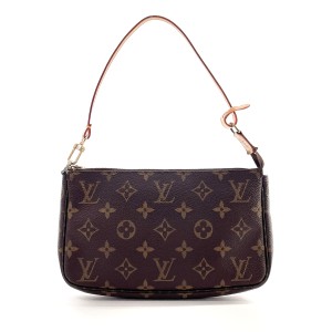 LOUIS VUITTON ルイヴィトン ショルダーバッグ M51980 ポシェット アクセソワール 2way モノグラムキャンバス ブラウン レディース 中古