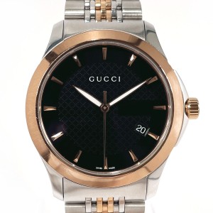 GUCCI グッチ 腕時計 126.4 Gタイムレス  GP/ステンレススチール シルバー シルバー メンズ 中古