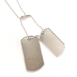 エルメスミニクロシェットネームタグドッグタグ