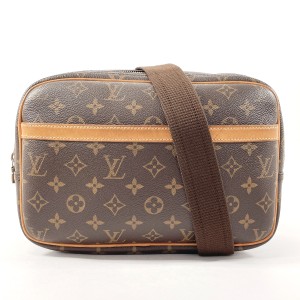 LOUIS VUITTON ルイヴィトン ショルダーバッグ M45254 リポーター PM モノグラムキャンバス ブラウン ユニセックス 中古