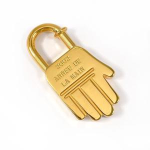 HERMES エルメス カデナ ハンド ANNEE DE LA MAIN 2002年限定 メタル ゴールド ユニセックス 中古