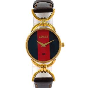 GUCCI ゴールド時計 交換ストラップ付きストラップ未使用品 GUCCI ゴールド時計 交換ストラップ付き