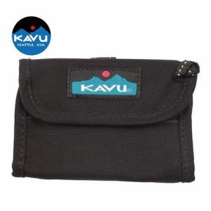 カブー ワリーワレット ブラック  (KAVU) | 財布 アウトドア メンズ レディース アウトドア用品 アウトドアグッズ 旅行 旅行用 さいふ サ