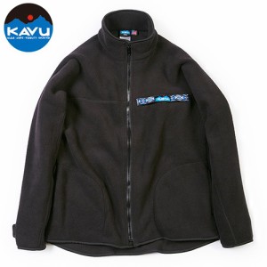 カブー フリース F/Z スローシャツ ブラック S (KAVU)