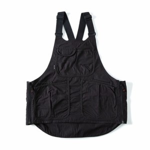 グリップスワニー FIREPROOF APRON VEST / BLACK  (GRIP SWANY) | ファイヤープルーフ エプロン ベスト 焚き火 アウトドア キャンプ 焚火