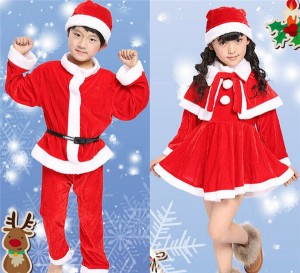 クリスマス衣装 コスプレ 子供 女の子 男の子 サンタコス サンタクロース コスチューム サンタ キッズ仮装 コスプレ 子供服