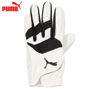 プーマ　メンズ FUSION GRIP フュージョングリップ ゴルフグローブ 867912 01 Bright White-Puma Black